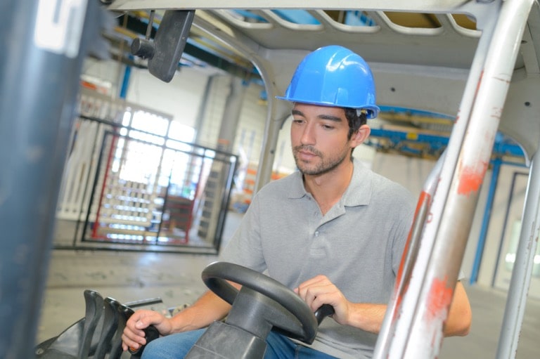 how to control the forklift safely
